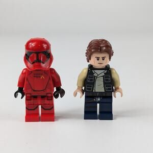 Lego Minifigures Han Solo Wavy Hair sw0771 Sith Trooper Episode 9 sw1065